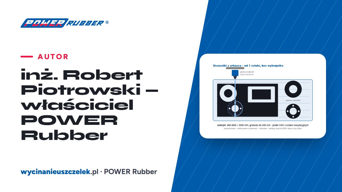 inż. Robert Piotrowski — właściciel POWER Rubber — POWER Rubber