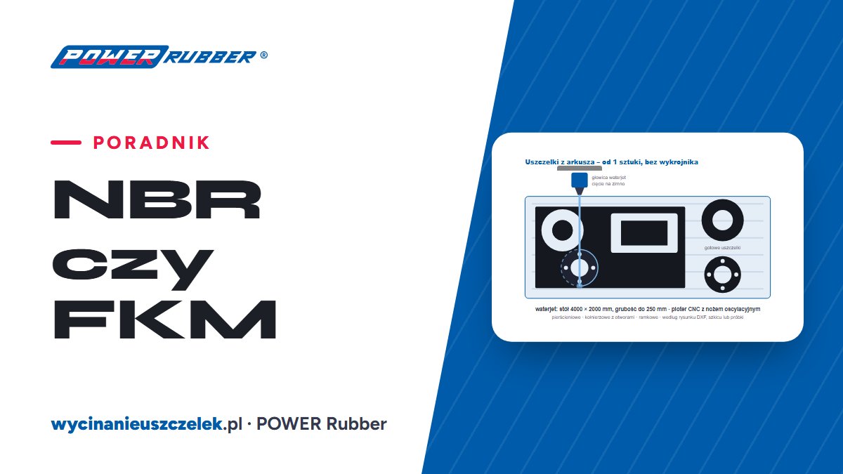 NBR czy FKM? Kiedy warto wybrać FKM zamiast gumy olejoodpornej [2026] — POWER Rubber